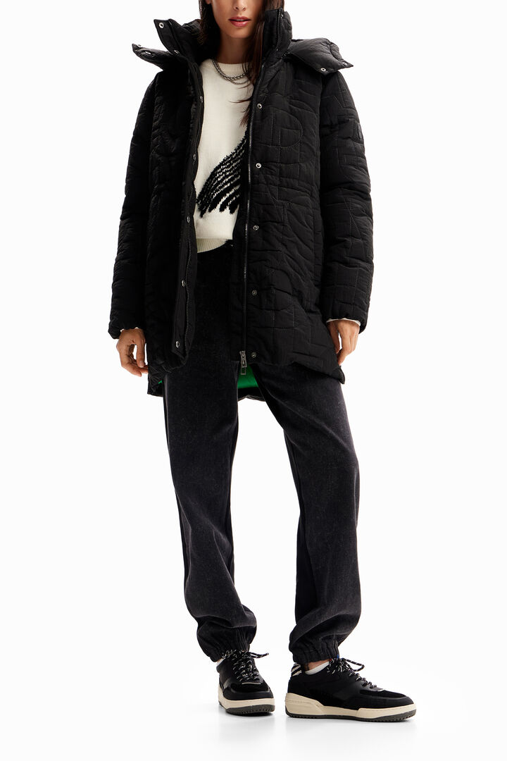 Abrigo acolchado cremalleras | Desigual