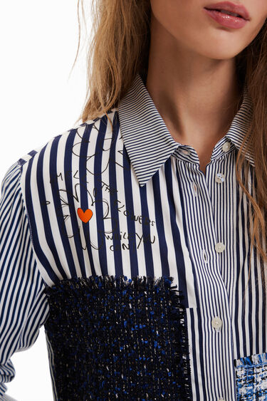 Camisa pegats tweed | Desigual