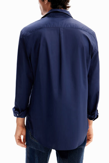 Camisa básica detalles contraste | Desigual