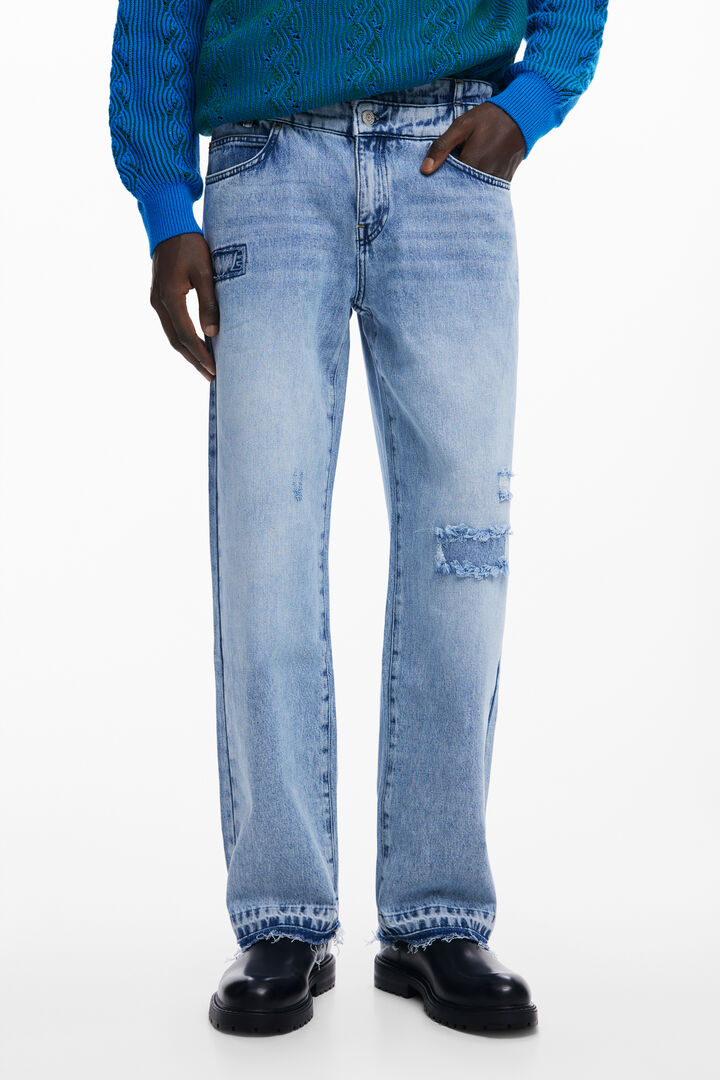 Double waistband pants | Desigual
