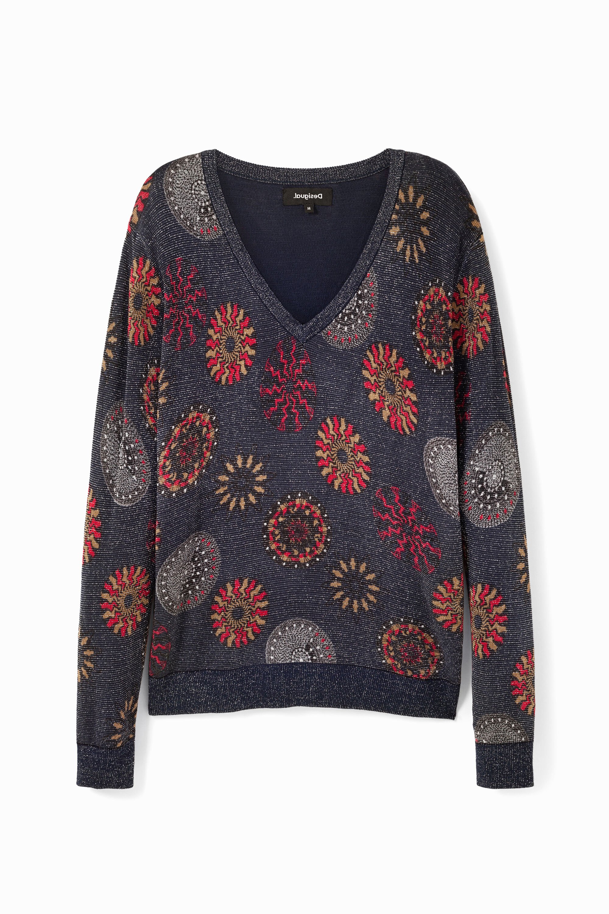 Pull maille mandalas - Desigual - Modalova
