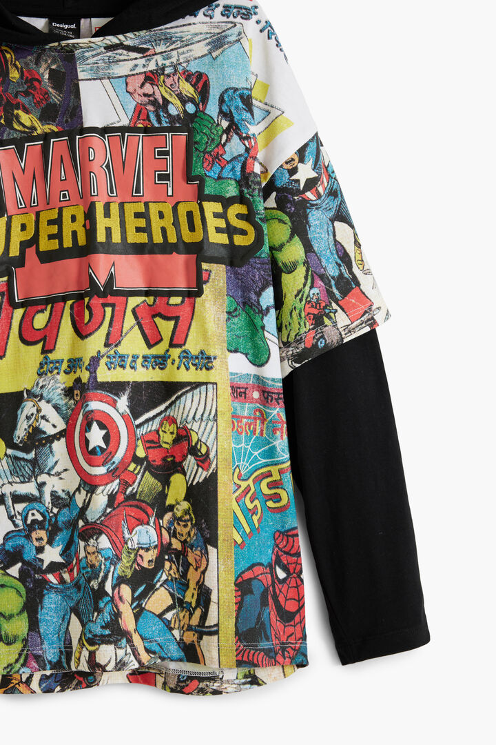 Camsieta Marvel™ efecto superposición | Desigual
