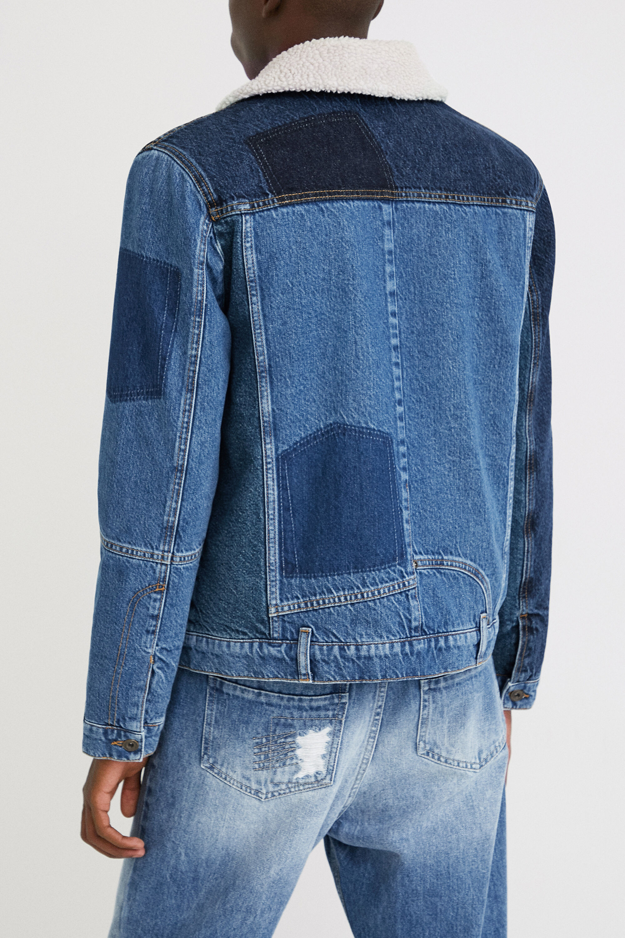 calvin klein patchwork jacket