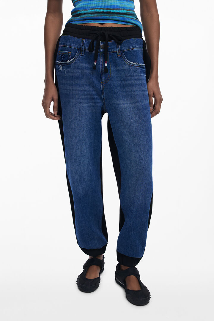 Contrast jogger jeans | Desigual
