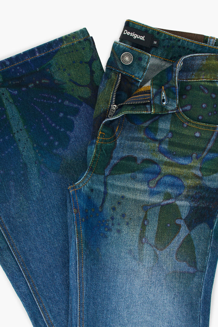 pantalone jeans flare M. C. Lacroix