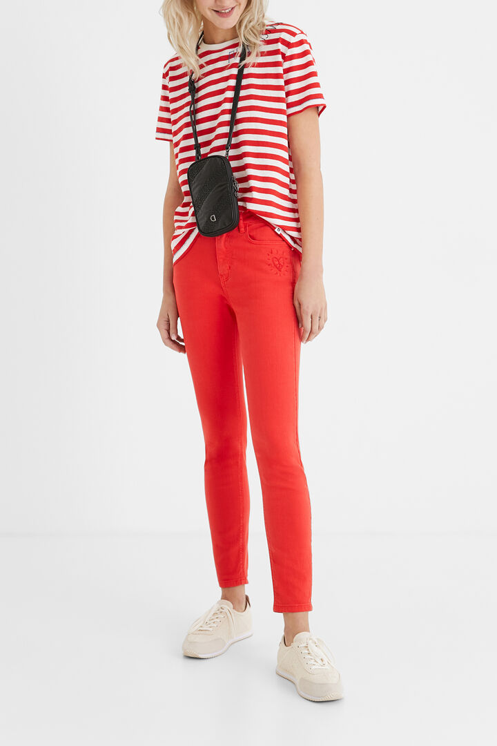 Skinny cropped jeans | Desigual