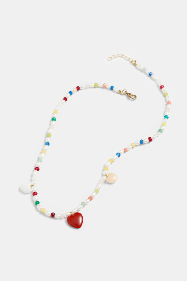 Gargantilla perlas arroz charms | Desigual