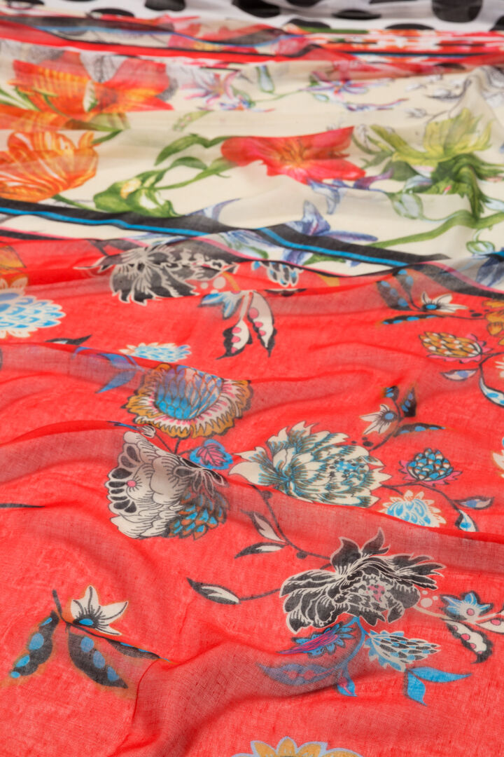 Manuela Patch Scarf | Desigual