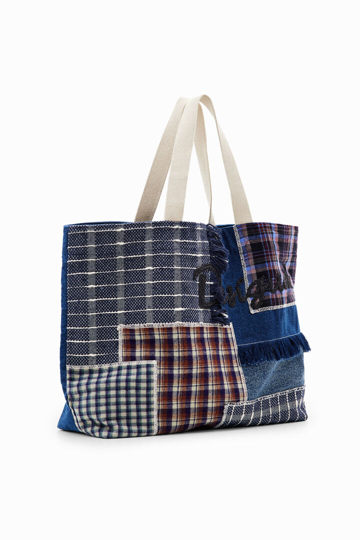 XL patchwork tote bag | Desigual
