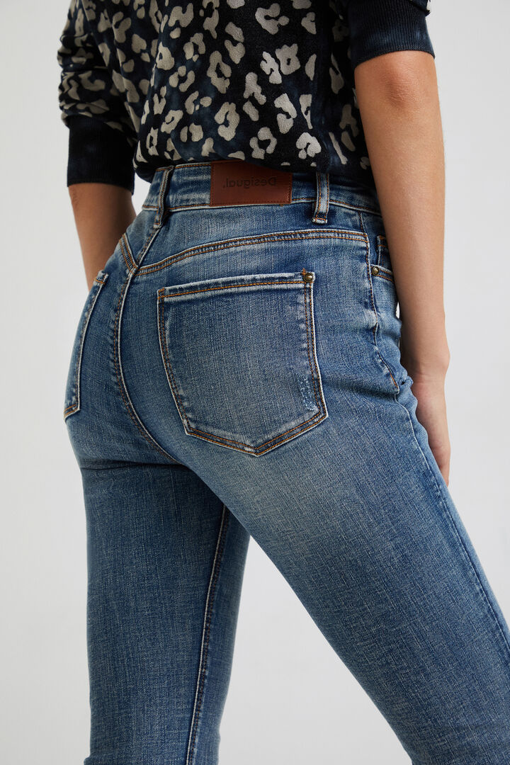 Pantalon en jean skinny chevilles | Desigual