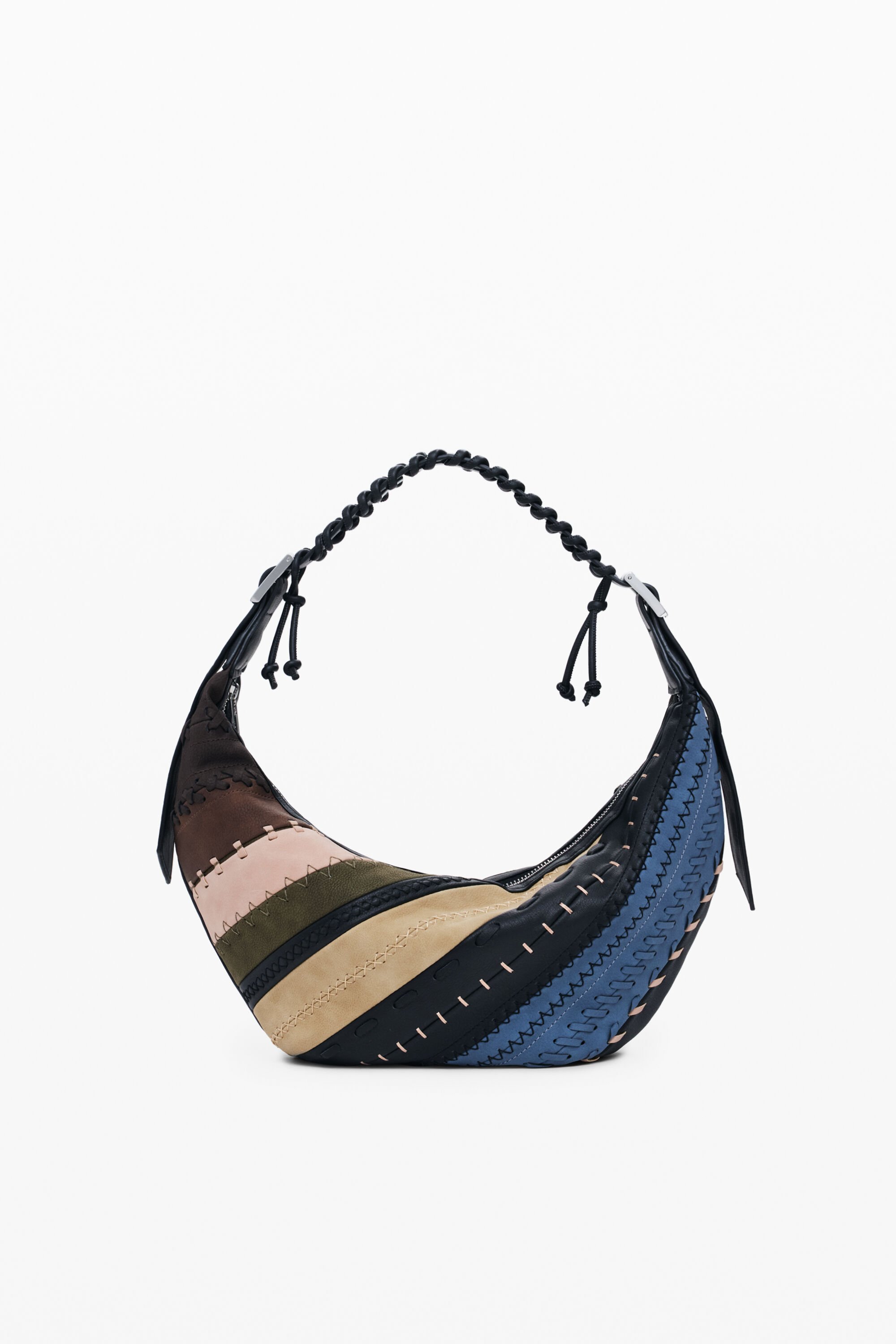 Sac bandoulière patchwork moyen - Desigual - Modalova