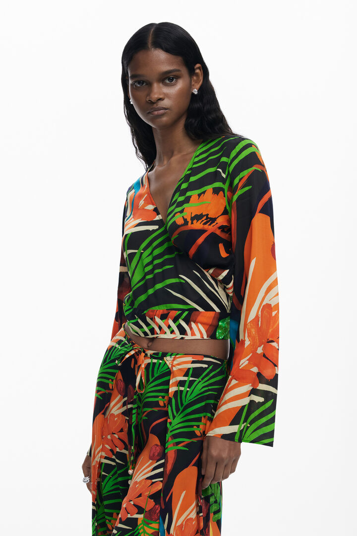 Haut croisé tropical | Desigual