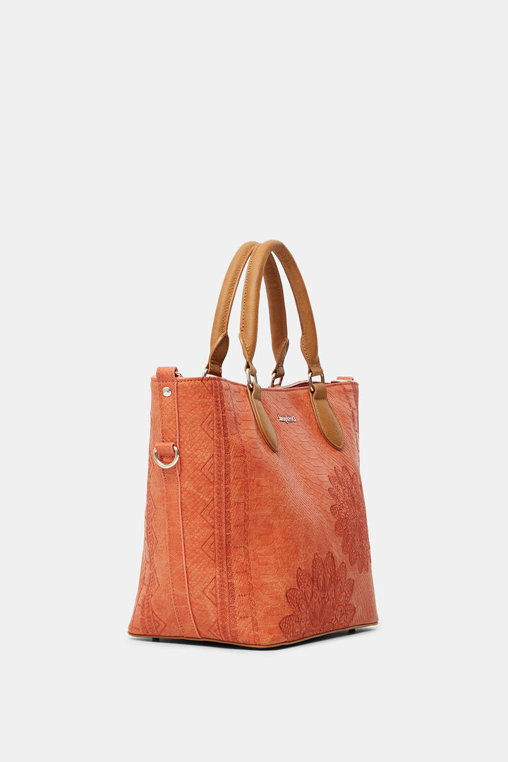 Bolso efecto piel reptil | Desigual