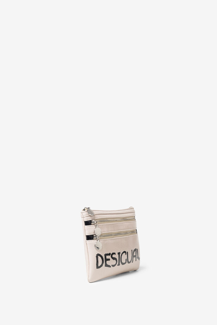 Leather effect coin purse lips | Desigual