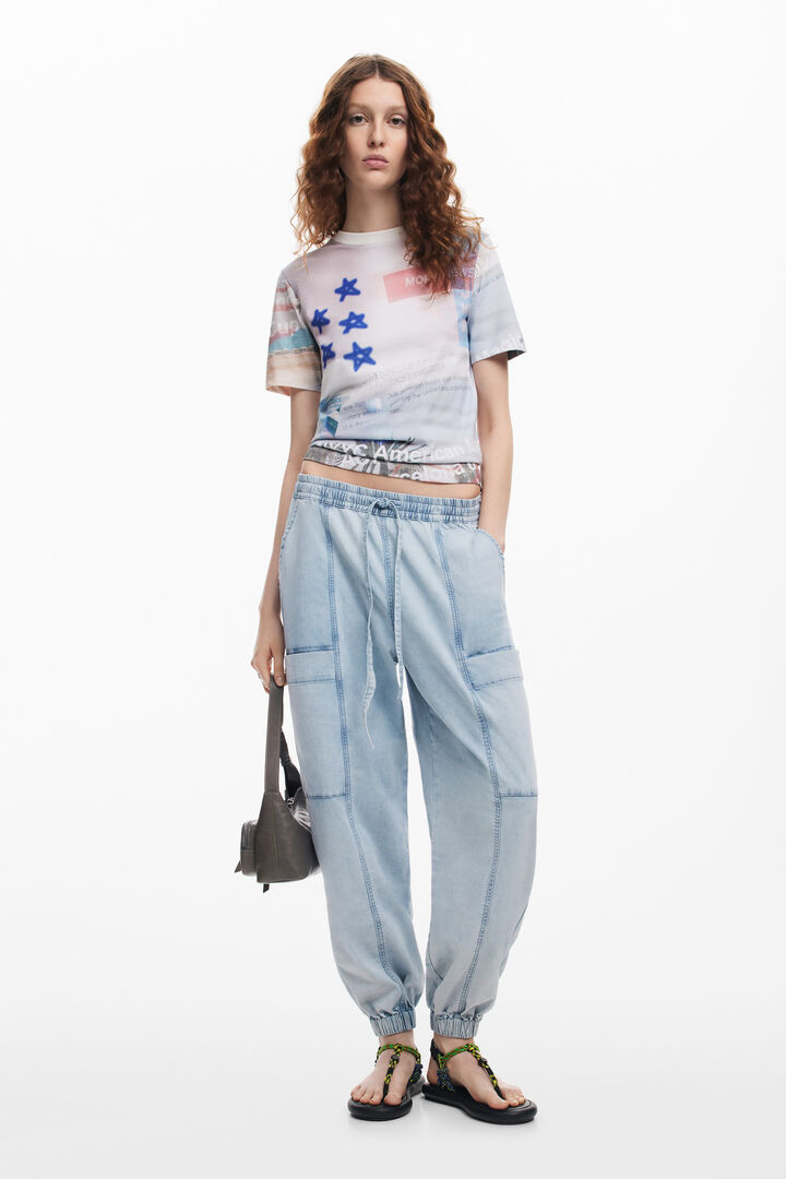 American Magic printed T-shirt | Desigual