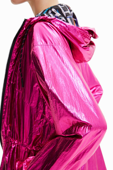 Parka metallizzato cappuccio | Desigual