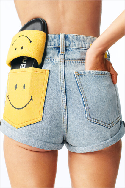 Smiley®  denim shorts
