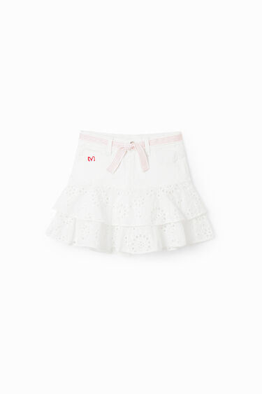 Svájci hímzés mini skirt | Desigual