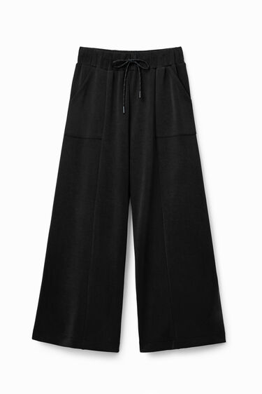 Pantaloni morbidi tatto Wide-leg | Desigual
