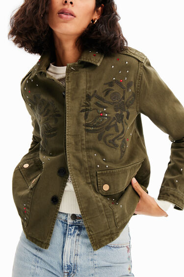 Giacca parka ricamata | Desigual