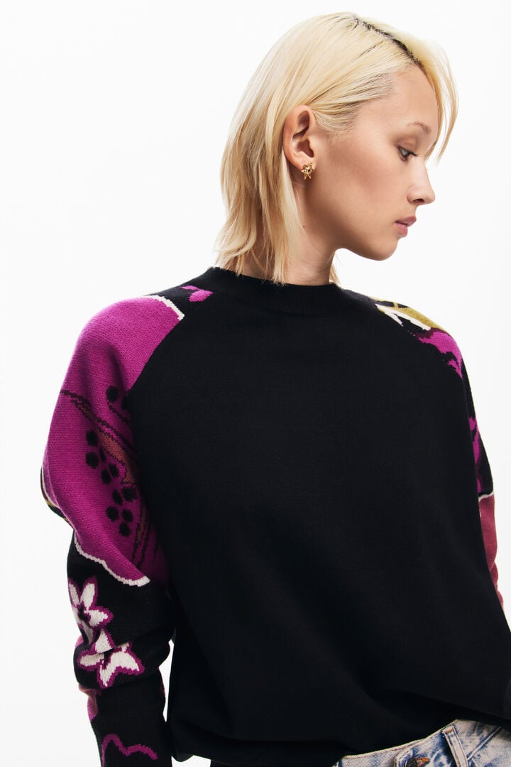 Jersey  mangas flores | Desigual