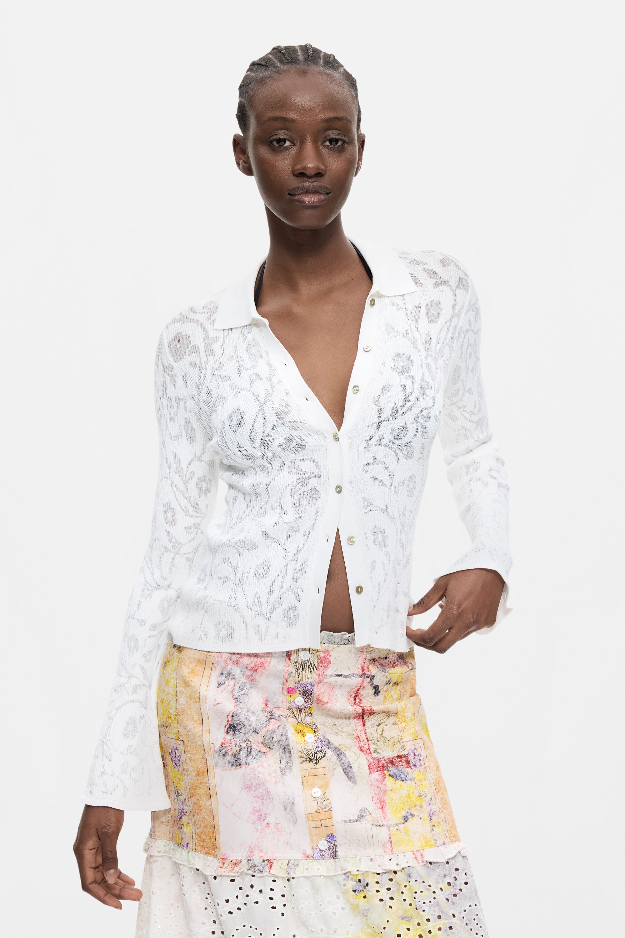 花柄スカート 生の 女性用 I Desigual.com
