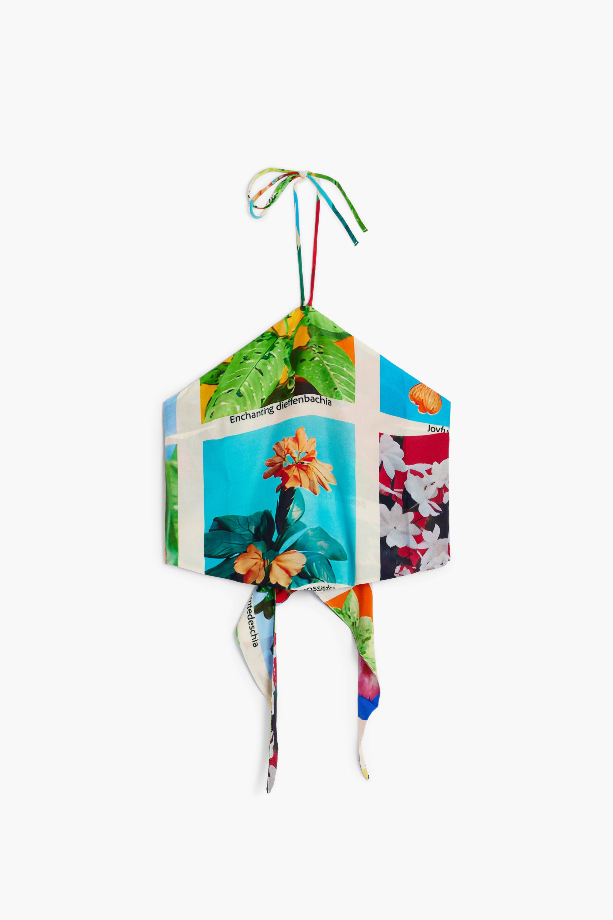 Desigual, Top nudo postales Tyler McGillivary, Viscosa