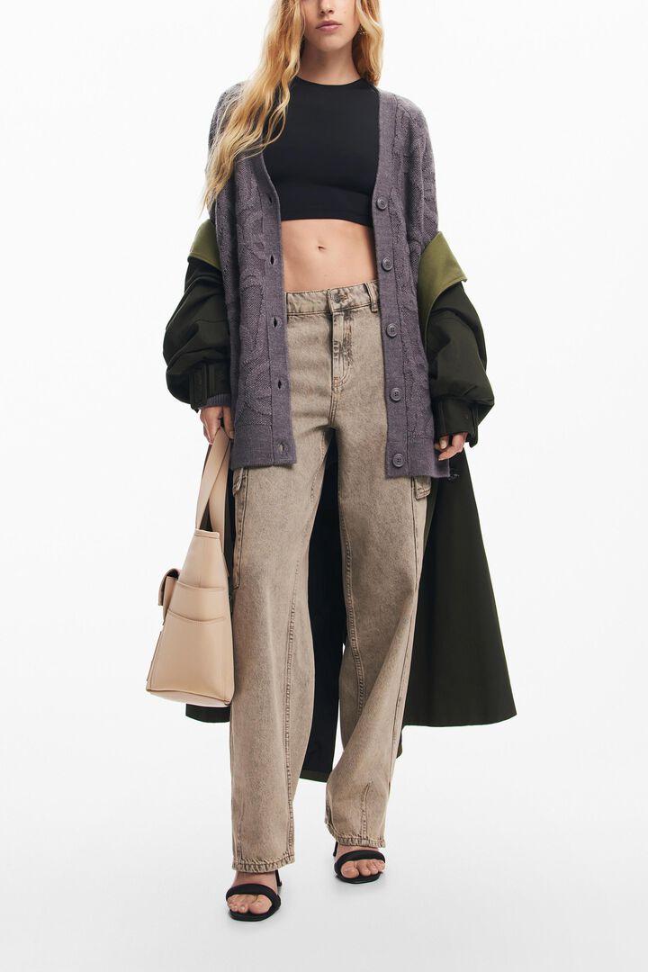 Cárdigan oversize punto | Desigual