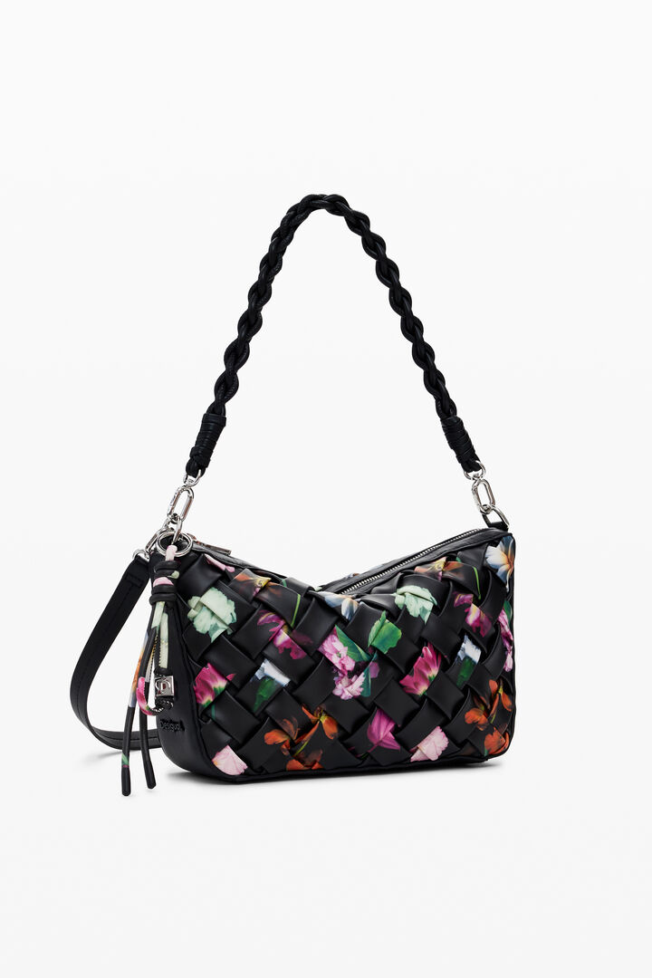 Bolso trenzado flores pequeño | Desigual
