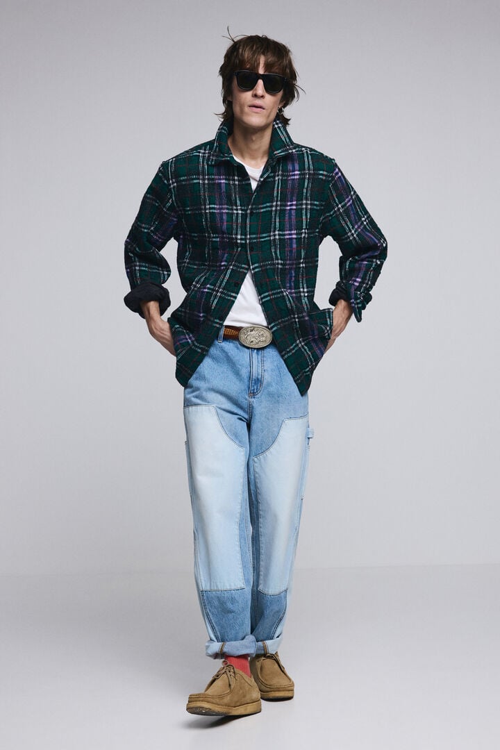 Camicia da uomo casual da uomo con cerniera superiore con cerniera rovesciata camicetta a maniche lunghe camicia casual alla moda pantofola grande casa, bianco, M Camicia da uomo casual da uomo con cerniera superiore con cerniera rovesciata camicetta a maniche lunghe camicia casual alla moda pantofola grande casa, bianco, M