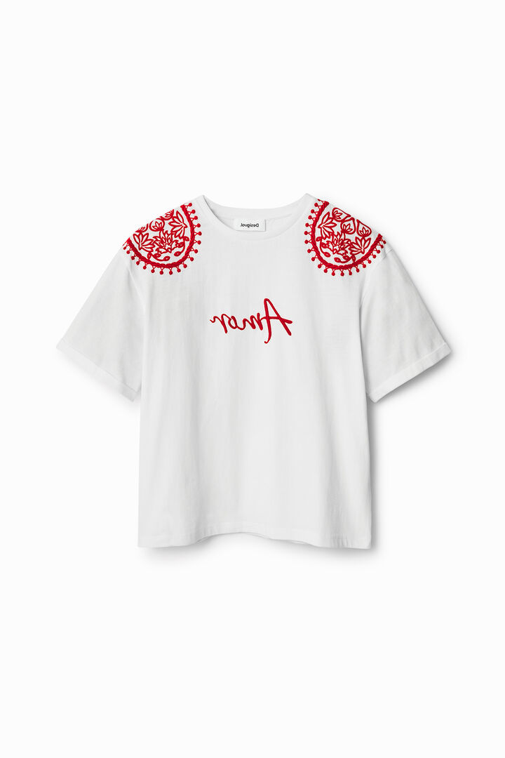Stella Jean embroidered T-shirt | Desigual