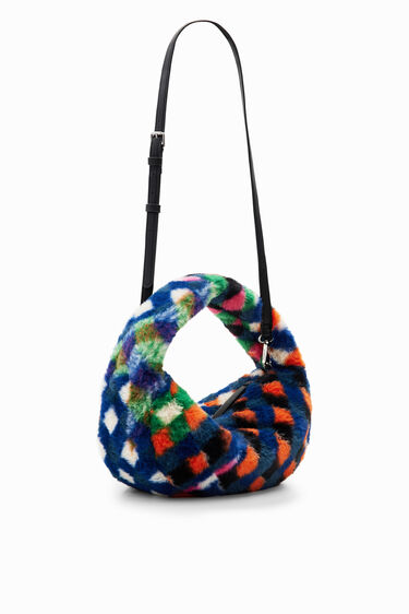 Bossa efecte pèl rombes | Desigual
