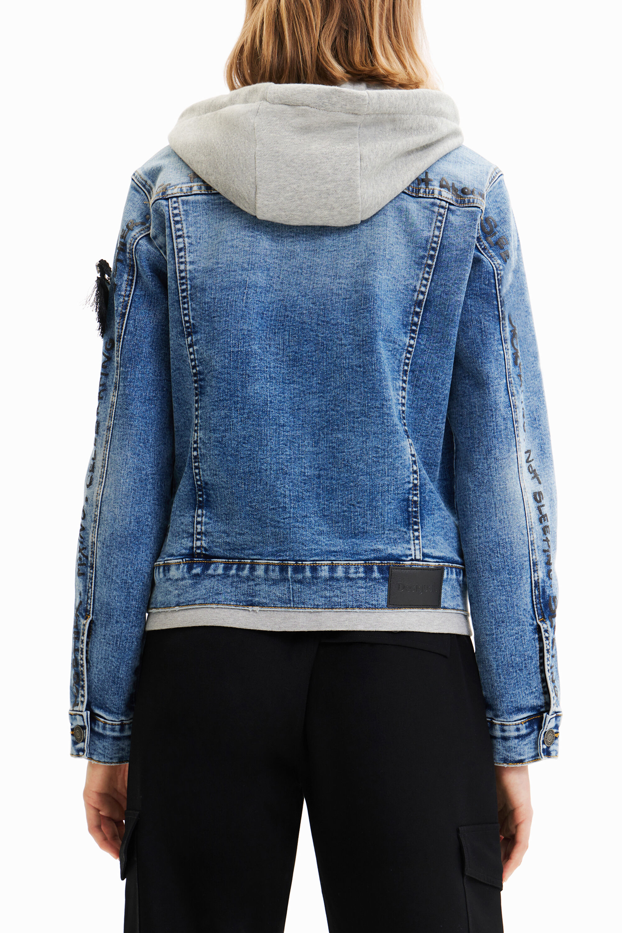 Women's Hooded denim trucker jacket I Desigual.com