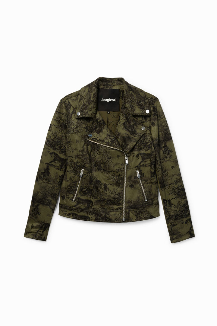Slim fit biker jacket | Desigual
