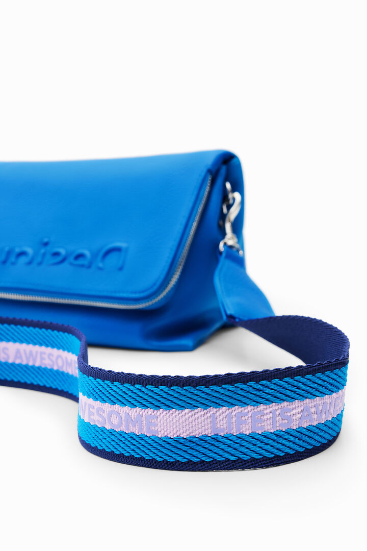 Half-logo crossbody bag | Desigual