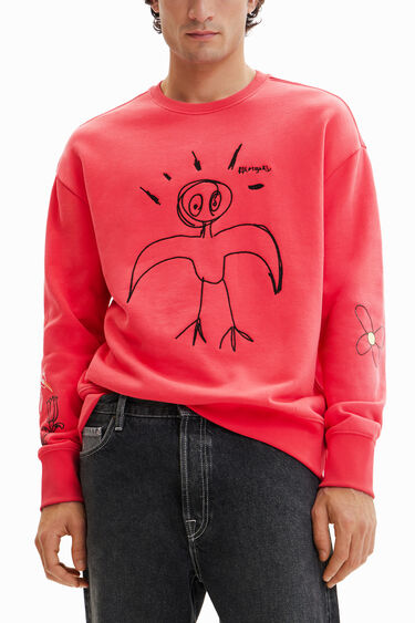 Sudadera pájaro bordado | Desigual