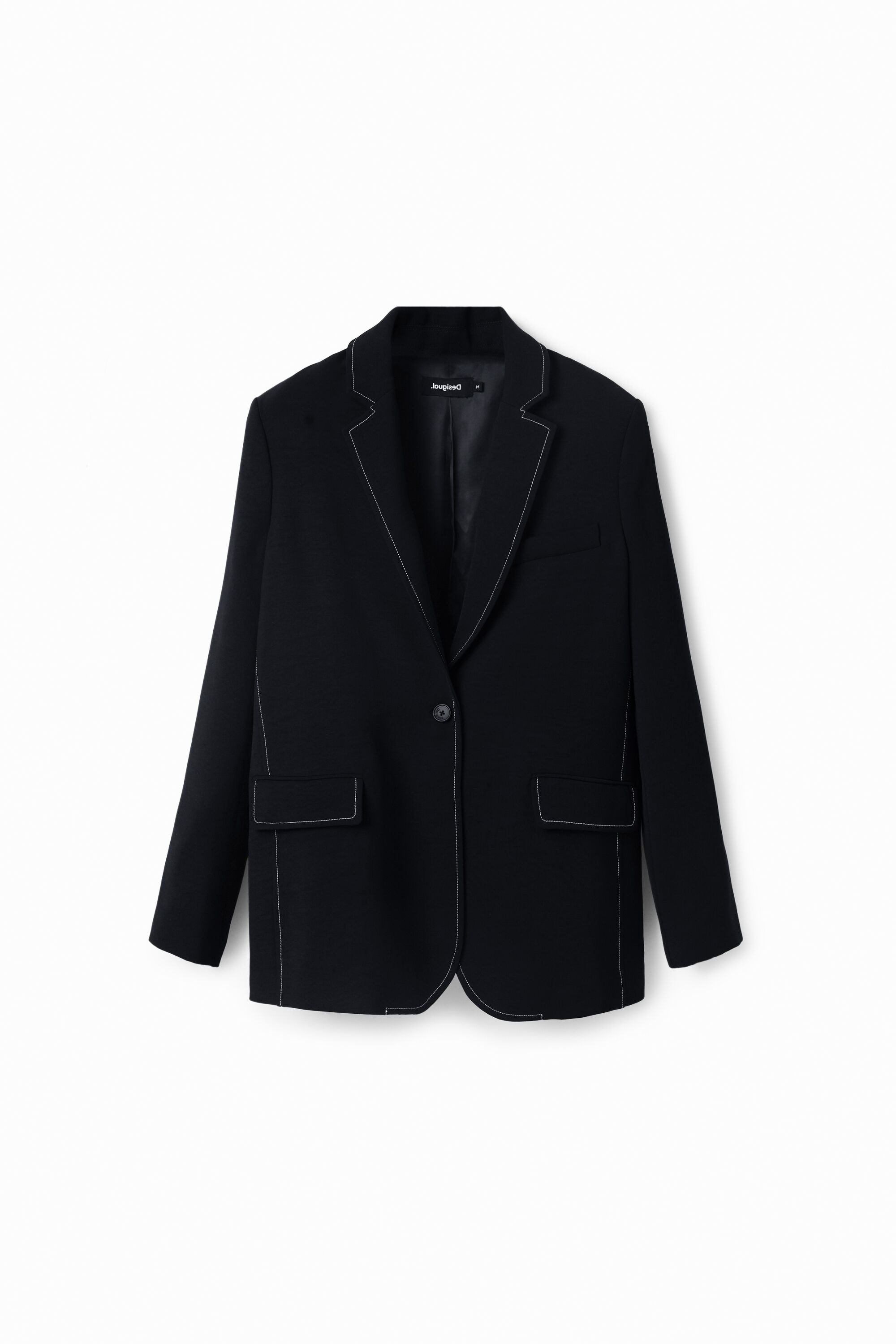 Langer Blazer Steppnähte