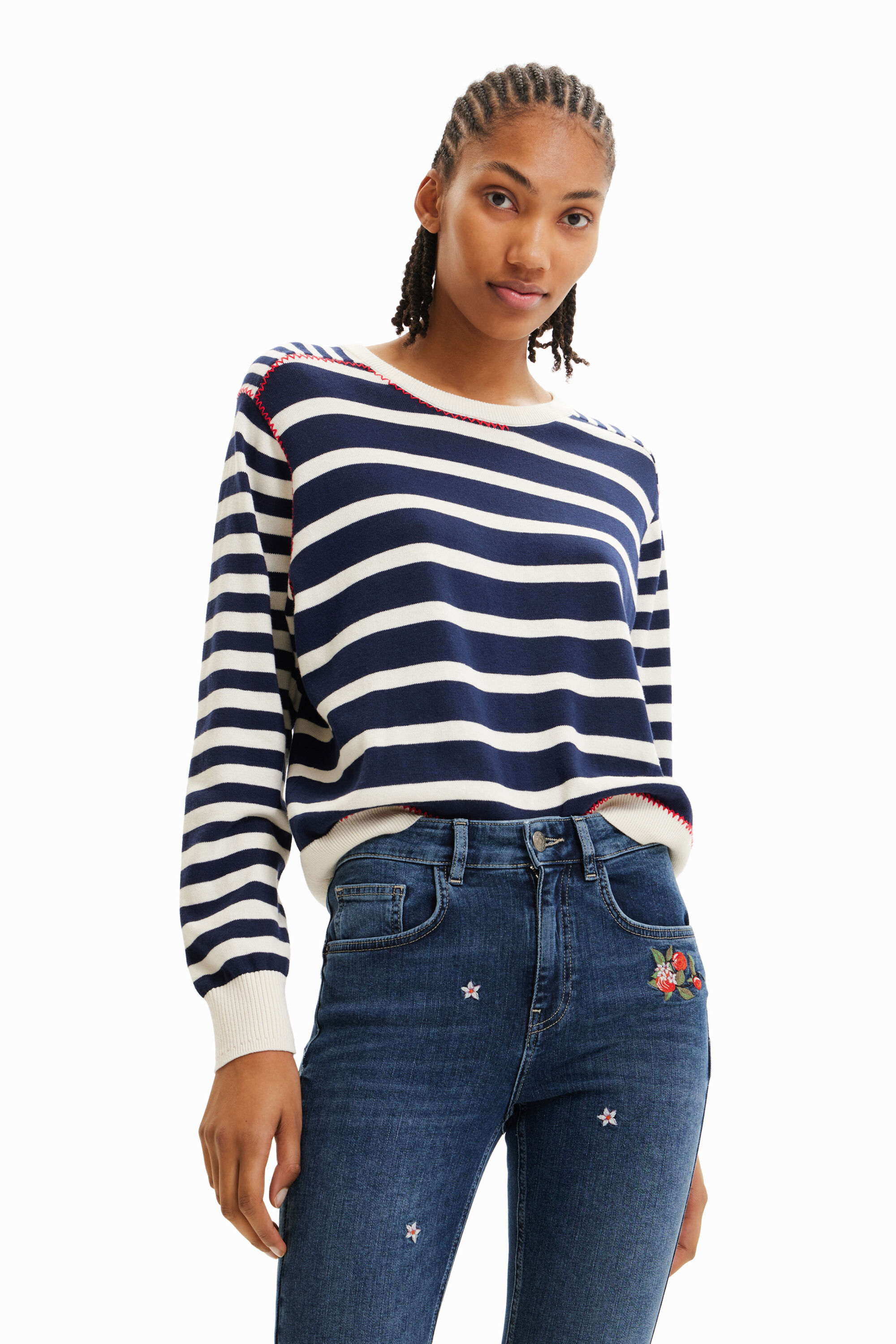 Desigual Sailor stripes pullover