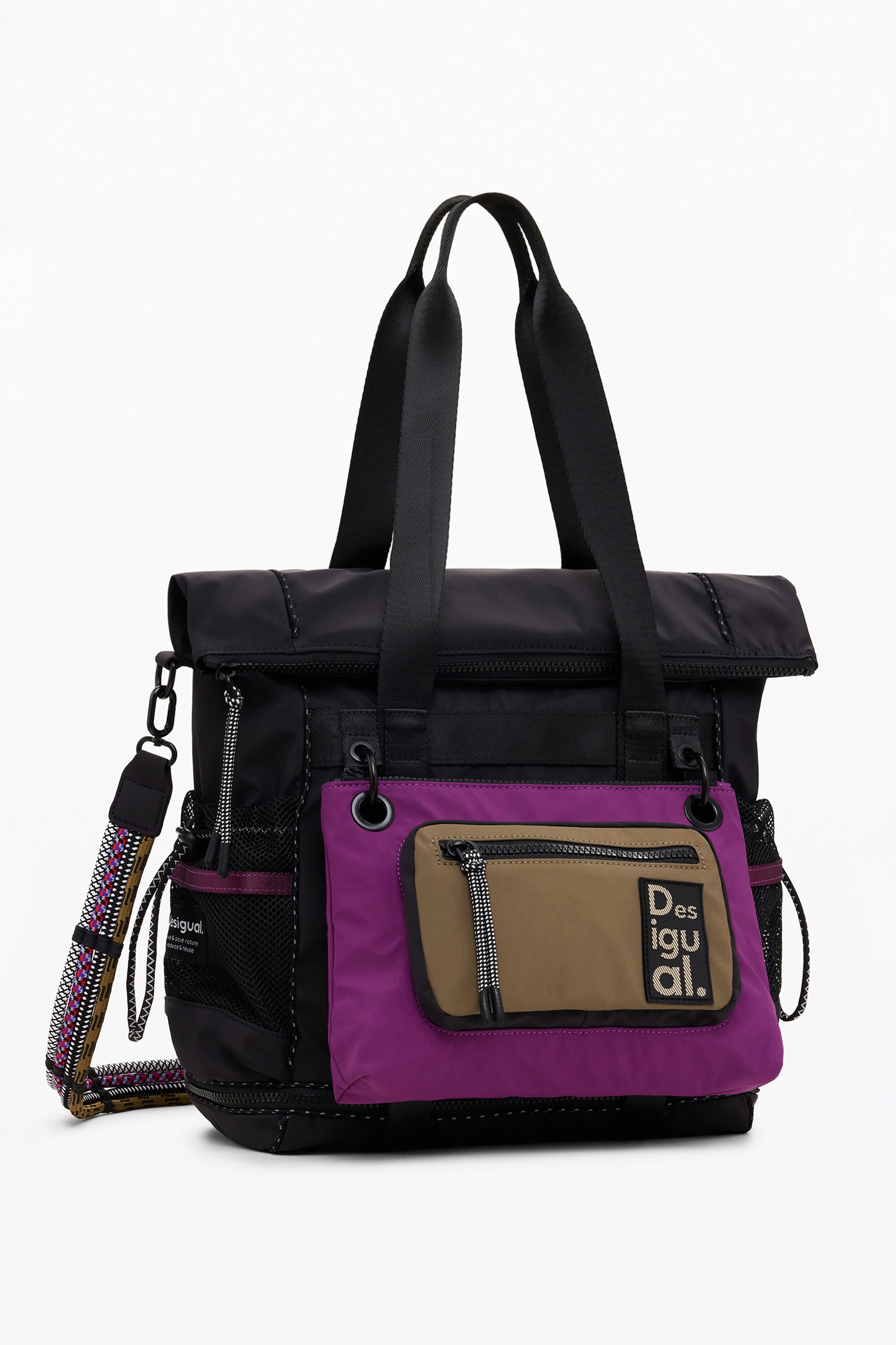 Large multiposition Voyager backpack Women's I Desigual.com