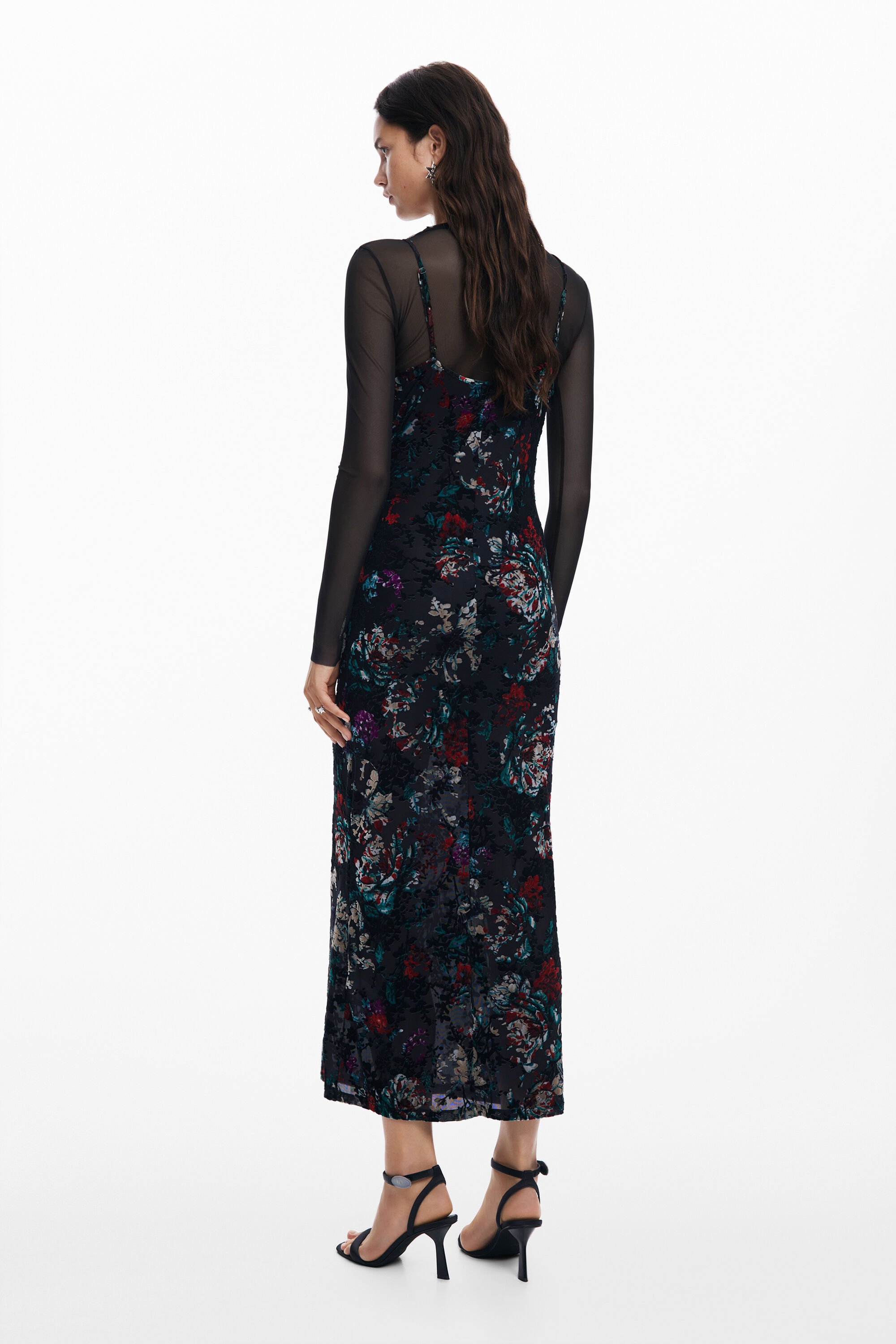 Robe combinee en mesh pour femme I Desigual