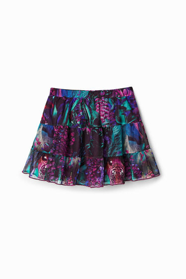Falda tul estampada | Desigual