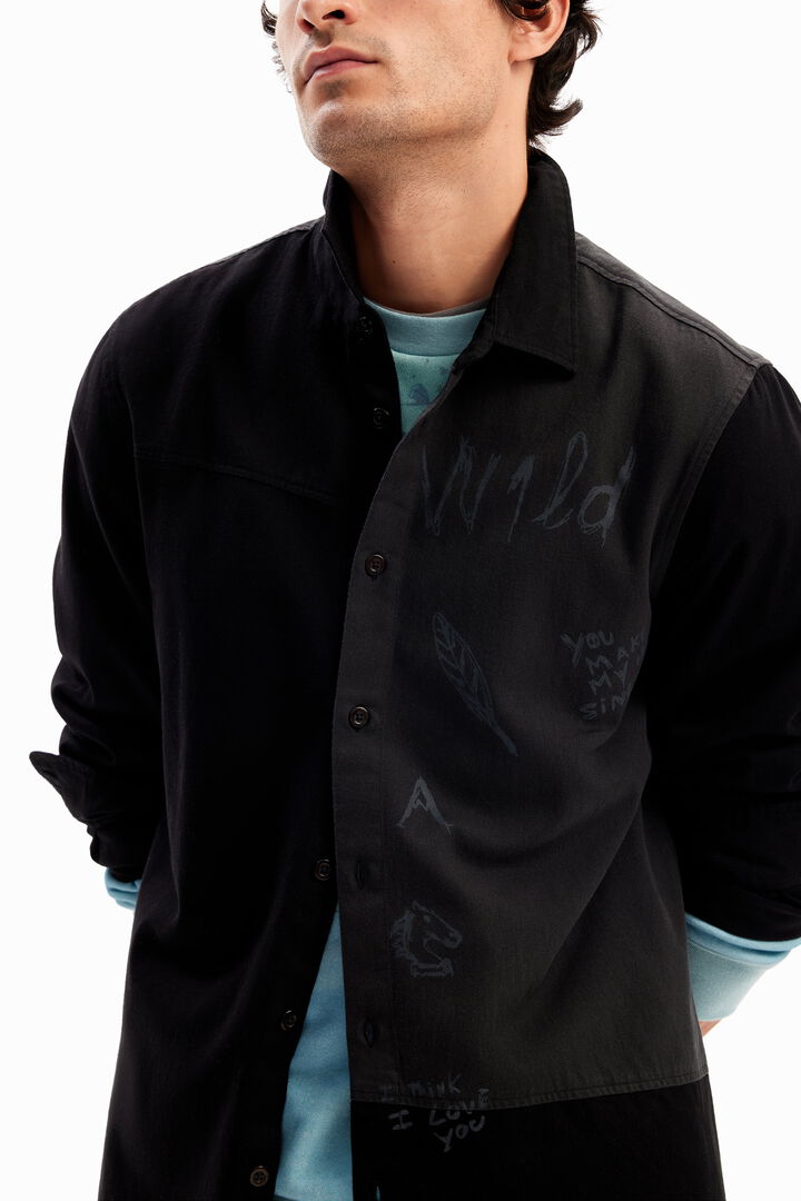 Camisa patchwork dibujos | Desigual