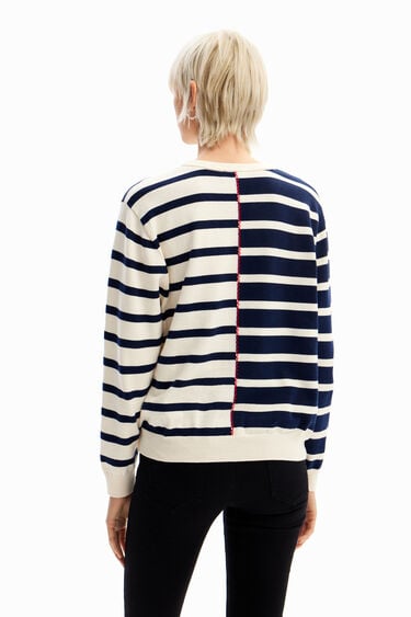 Zigzag stripe pullover | Desigual
