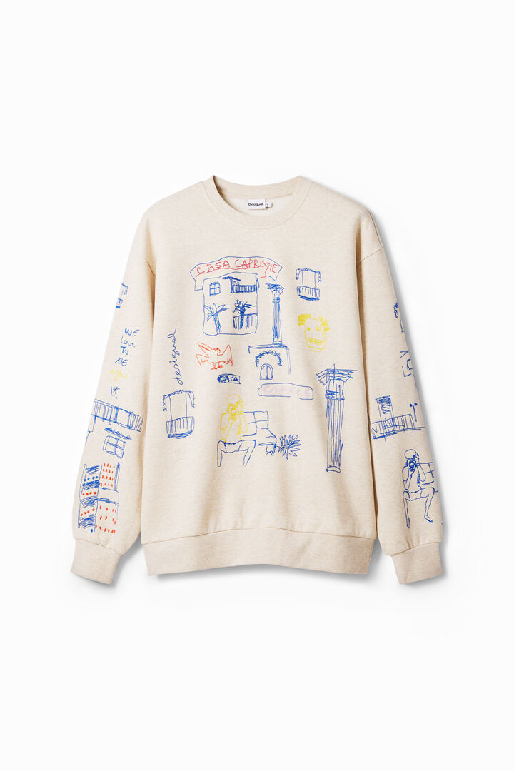 Illustration design sweatshirt | Desigual
