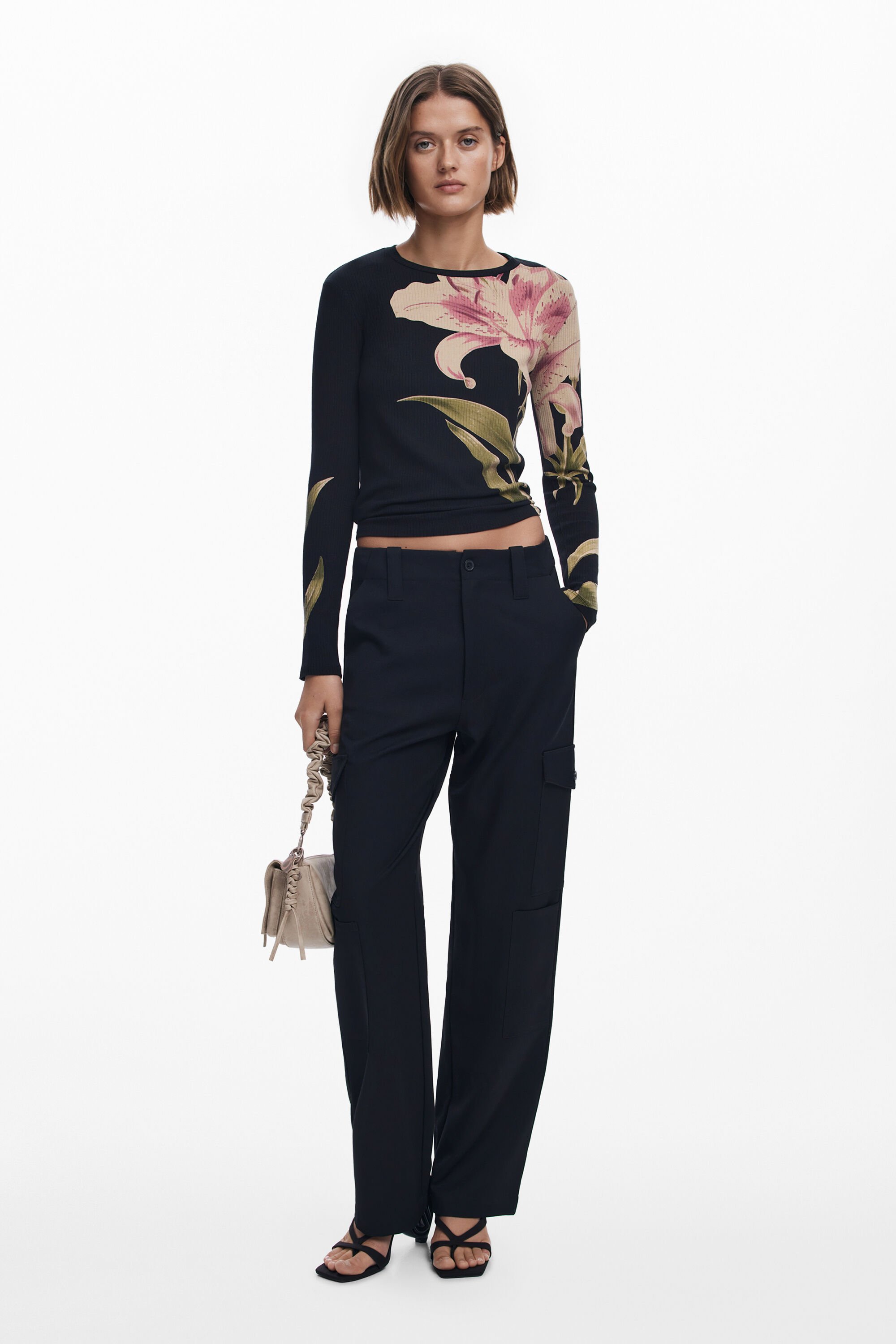 Orchid long-sleeve T-shirt