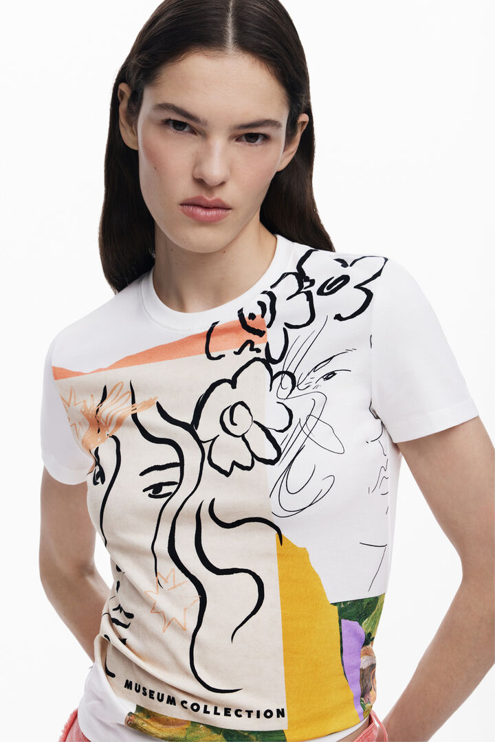 T-shirt Arty visages | Desigual