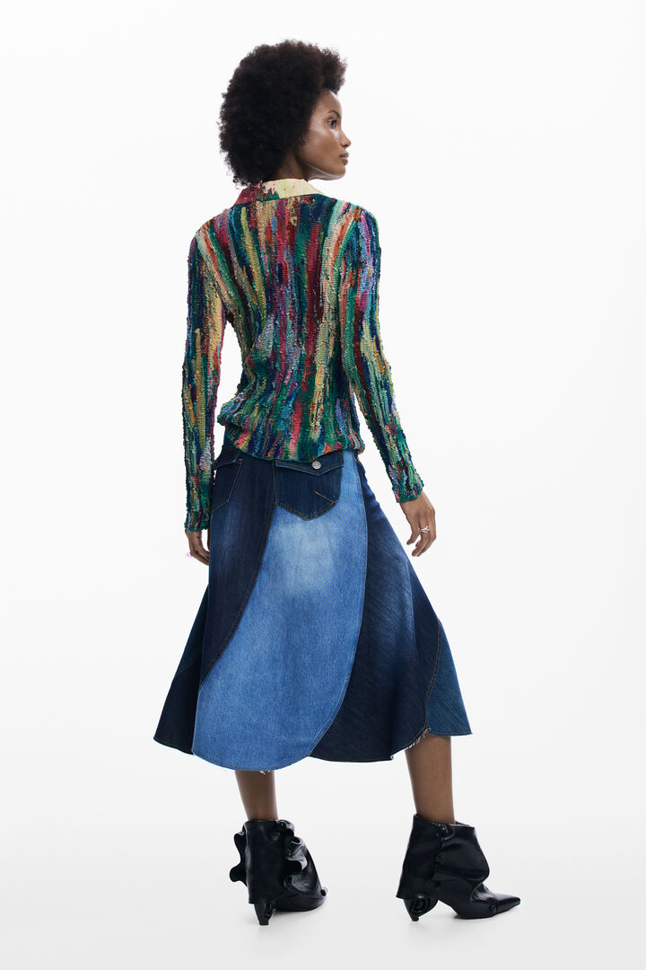 Spódnica denim patch | Desigual
