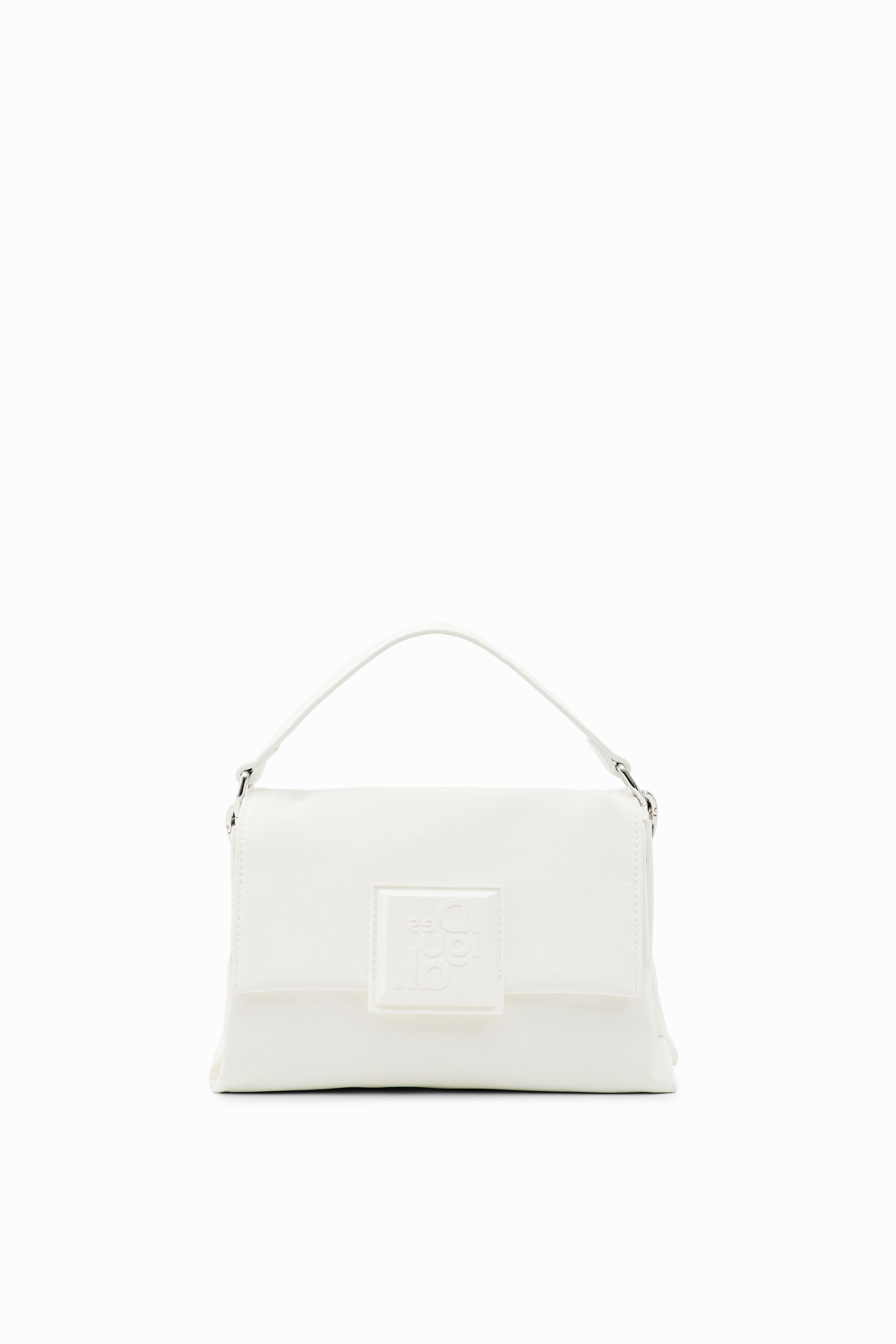 White patent handbag store