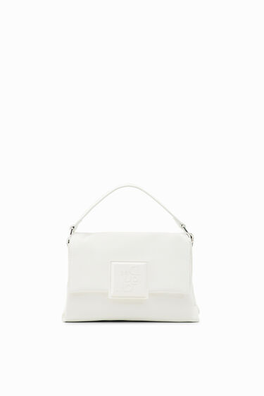 Small patent-leather crossbody bag | Desigual