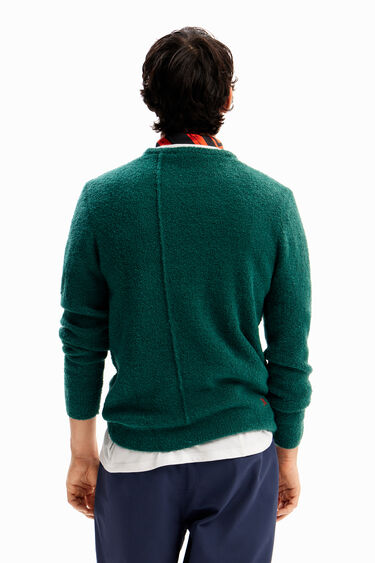 Wool texture pullover | Desigual